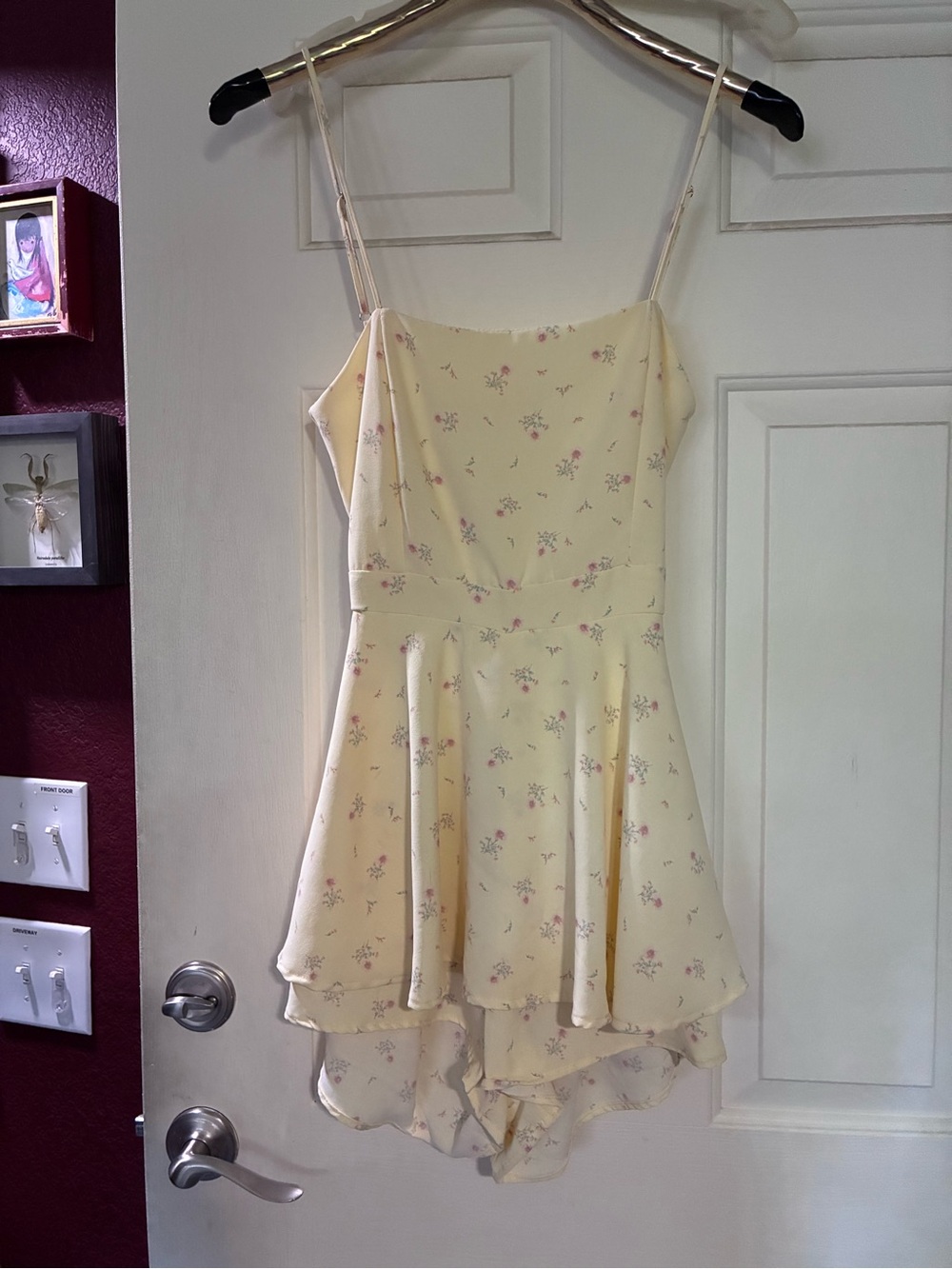Streetwear Society Pale Yellow Floral Romper